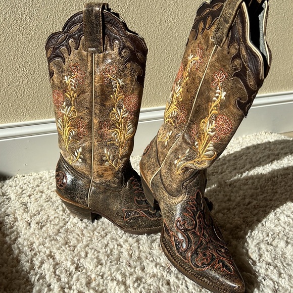 Floral Cowboy Boots - Picture 5 of 7